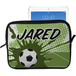 Soccer Tablet Case / Sleeve - Large (Personalized)