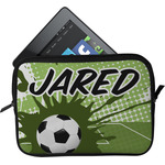 Soccer Tablet Case / Sleeve - Small (Personalized)