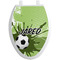 Soccer Toilet Seat Decal Elongated