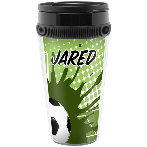 Custom Soccer Acrylic Travel Mug without Handle (Personalized)