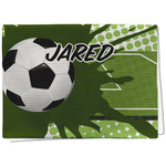 Soccer Kitchen Towel - Waffle Weave (Personalized)