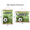 Soccer Wall Hanging Tapestries - Parent/Sizing