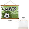 Soccer Wall Hanging Tapestry - Landscape - APPROVAL