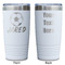 Soccer White Polar Camel Tumbler - 20oz - Double Sided - Approval