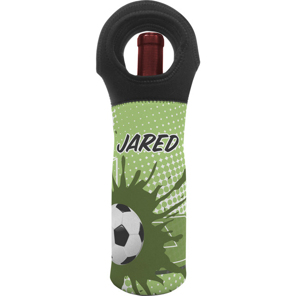 Custom Soccer Wine Tote Bag (Personalized)