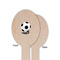 Soccer Wooden Food Pick - Oval - Single Sided - Front & Back