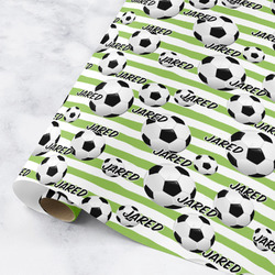 Soccer Wrapping Paper Roll - Small (Personalized)