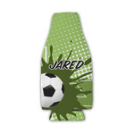 Soccer Zipper Bottle Cooler (Personalized)