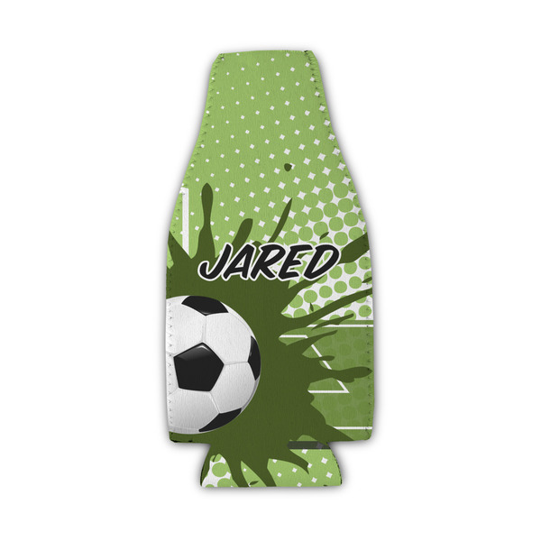 Custom Soccer Zipper Bottle Cooler (Personalized)