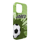 Soccer iPhone Case - Plastic - iPhone 13 Pro Max (Personalized)