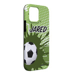 Soccer iPhone Case - Rubber Lined - iPhone 13 Pro Max (Personalized)