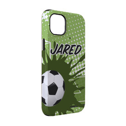 Soccer iPhone Case - Rubber Lined - iPhone 14 (Personalized)