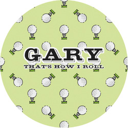 Golf Multipurpose Round Labels - 1" (Personalized)