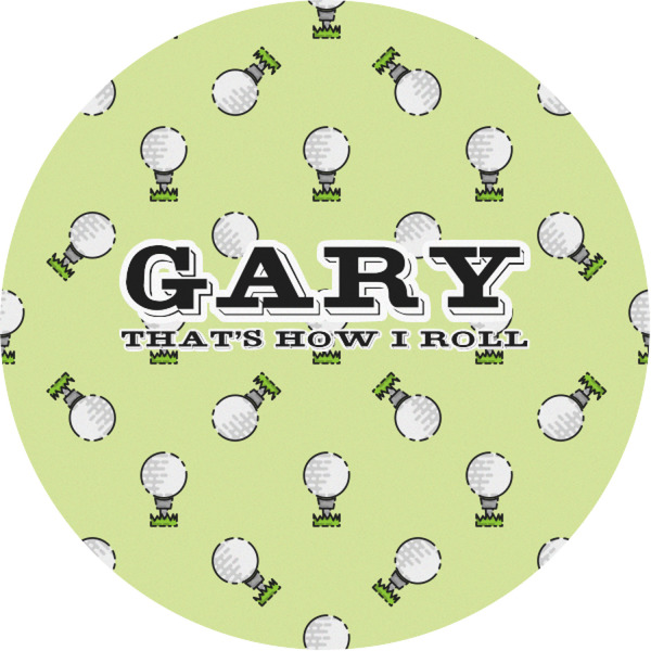 Custom Golf Multipurpose Round Labels - 1" (Personalized)