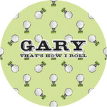 Golf Multipurpose Round Labels - 3" (Personalized)