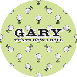 Golf Multipurpose Round Labels - Custom Sized (Personalized)