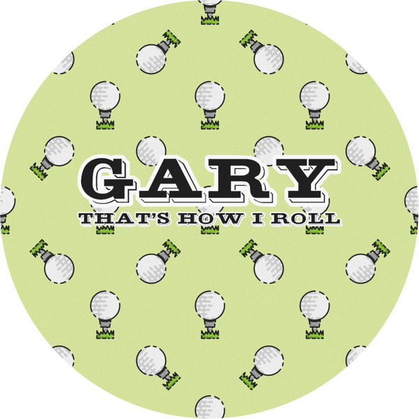 Custom Golf Multipurpose Round Labels - 3" (Personalized)