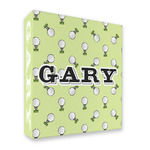 Golf 3 Ring Binder - Full Wrap - 2" (Personalized)