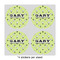 Golf 4" Multipurpose Round Labels - Sheet