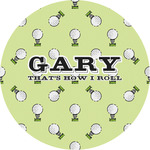 Golf Multipurpose Round Labels - 5" (Personalized)