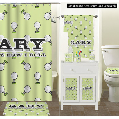 Golf Bathroom Accessories Set (Ceramic) (Personalized ...