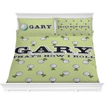 Golf Comforter Set - King (Personalized)