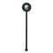 Golf Black Plastic 5.5" Stir Stick - Round - Single Stick