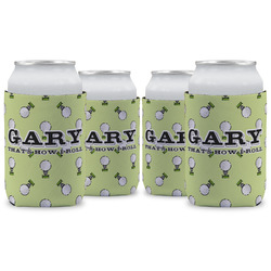 Golf Can Cooler (12 oz) - Set of 4 w/ Name or Text