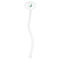 Golf Clear Plastic 7" Stir Stick - Oval - Single Stick