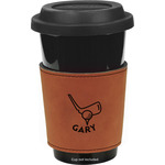 Golf Leatherette Cup Sleeve - Double Sided (Personalized)