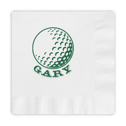 Golf Embossed Decorative Napkins (Personalized)