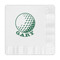 Golf Embossed Decorative Napkins (Personalized)