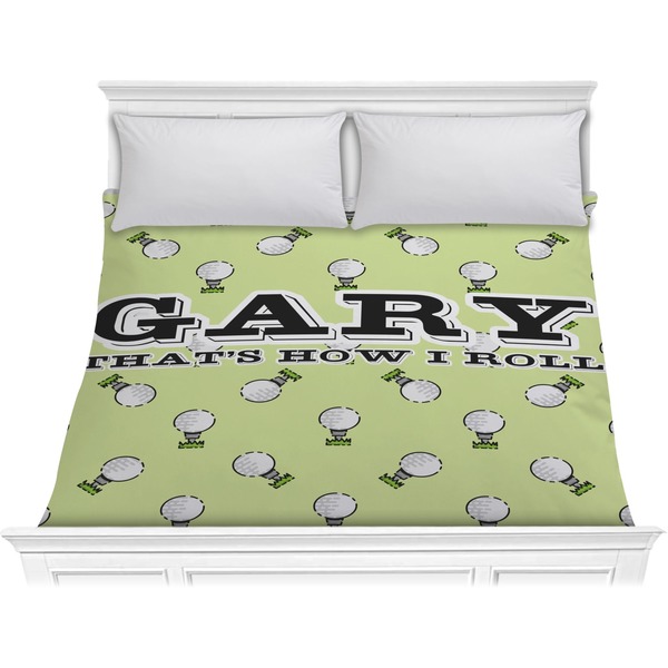 Custom Golf Comforter - King (Personalized)