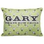 Golf Decorative Baby Pillowcase - 16"x12" (Personalized)