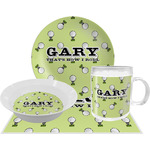 Golf Dinner Set - Single 4 Pc Setting w/ Name or Text