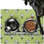 Golf Dog Food Mat - Large w/ Name or Text