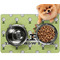 Golf Dog Food Mat - Small LIFESTYLE