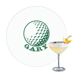 Golf Printed Drink Topper - 3.25" (Personalized)