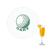 Golf Printed Drink Topper - 2.15" (Personalized)