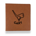 Golf Leather Binder - 1" - Rawhide (Personalized)