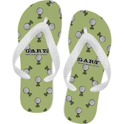 Golf Flip Flops - Small (Personalized)