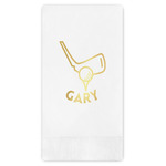 Golf Guest Napkins - Foil Stamped (Personalized)