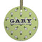 Golf Frosted Glass Ornament - Round