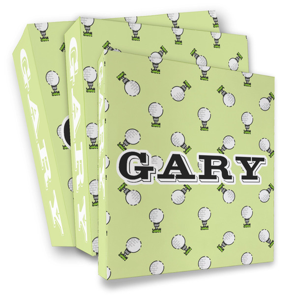 Custom Golf 3 Ring Binder - Full Wrap (Personalized)