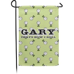 Golf Small Garden Flag - Double Sided w/ Name or Text