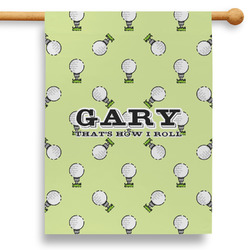 Golf 28" House Flag - Single Sided (Personalized)