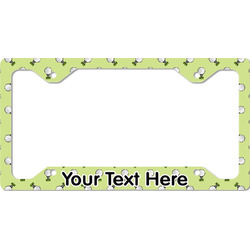 Golf License Plate Frame - Style C (Personalized)