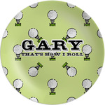 Golf Melamine Salad Plate - 8" (Personalized)