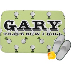 Golf Memory Foam Bath Mat - 34"x21" (Personalized)