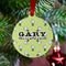 Golf Metal Ball Ornament - Lifestyle